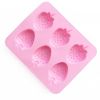 1pc; 6 Strawberry Ice Cube Molds; Ice Cube Tray; Popsicle Molds; 6.4"×5.2"