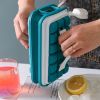 1pc 18 Grids Ice Ball Maker; Reusable Ice Cube Mold; Silicone Ice Cube Tray; Kitchen Bar Accessories Gadgets