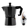 RAINBEAN Stovetop Espresso Maker 180ml For 3 Cups Espresso, Italian Moka Pot Coffee Maker