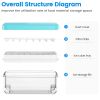 1pc Ice Cube Tray Mold With Lid And Bin; 32-cell Ice Cubes Mold; Ice Tray For Freezer; Ice Freezer Container; Spill-Resistant Removable Lid & Ice Scoo